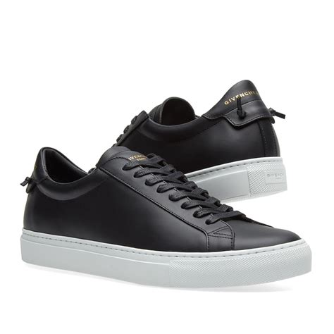 givenchy black and white lace skate shoes|Givenchy leather sneakers.